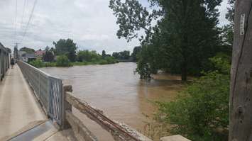 Flooding in Drayton. June 23rd, 2017 (Photo submitted by Brian Elliot)