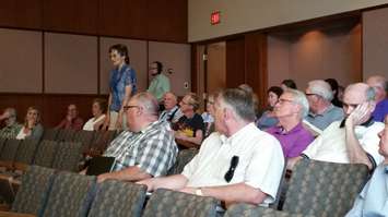 Victims Of Chemical Valley members at Sarnia City Council May 30, 2016