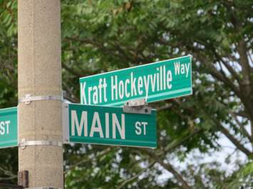 Lucan has changed the name of one of its streets to Kraft Hockeyville Way. (Photo by Miranda Chant, Blackburn News) 