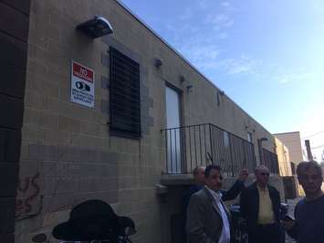 The Downtown Windsor Business Improvement Association (DWBIA) is expanding its downtown alley lighting initiative to improve safety and business. Oct 3, 2018. (Photo by Paul Pedro)