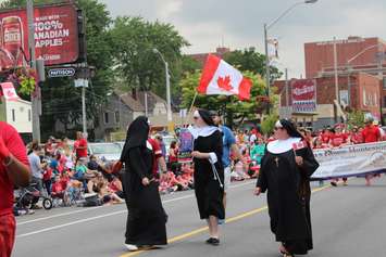 Canada Day Parade in Windsor July 1, 2015.  (Photo by Adelle Loiselle)
