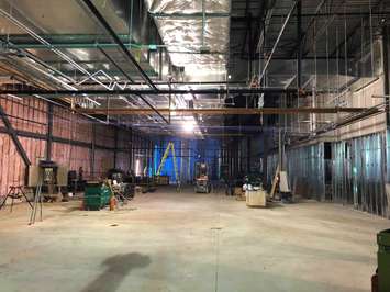 Construction  underway at the Cascades Casino on  Richmond St in Chatham on February 5, 2019. (Photo by Allanah Wills) 