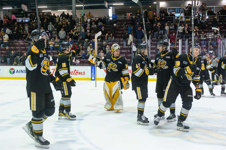 Guelph Storm at Sarnia, March 2, 2025. Photo by Metcalfe Photography. 