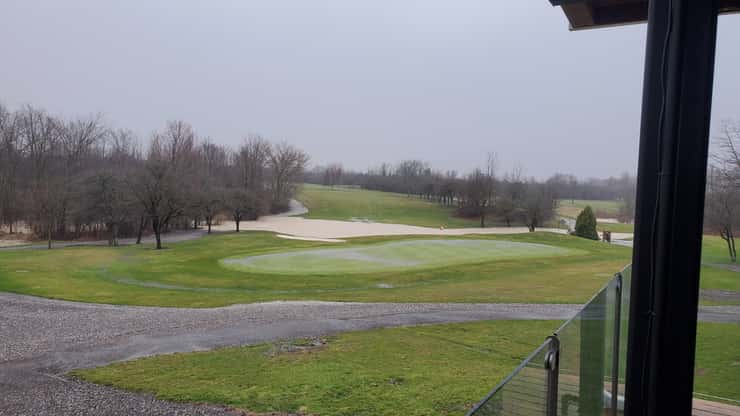 Flooding. April, 2026. Image courtesy of St. Clair Parkway Golf Club Facebook page.