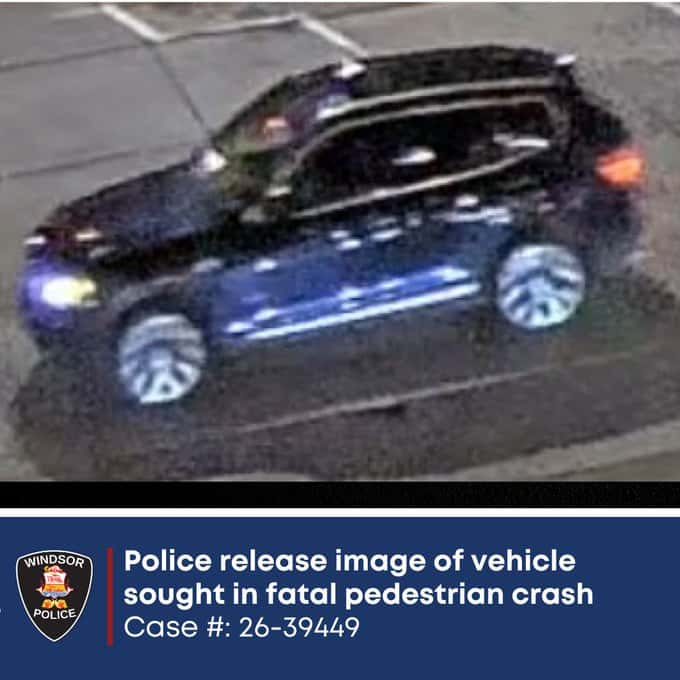 UPDATE: Police release image of vehicle sought in fatal crash