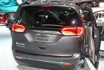 The 2018 Chrysler Pacifica at the North American International Auto Show in Detroit, January 15, 2018. Photo by Mark Brown/Blackburn News.
