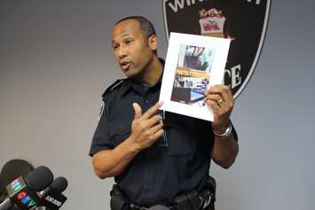 Windsor Police Supervisor of Community Services Sgt. Wren Dosant, February 25, 2015. (Photo by Mike Vlasveld)