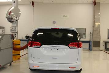 The 2017 Chrysler Pacifica at the Windsor Assembly Plant, May 6 2016. (Photo by Maureen Revait)