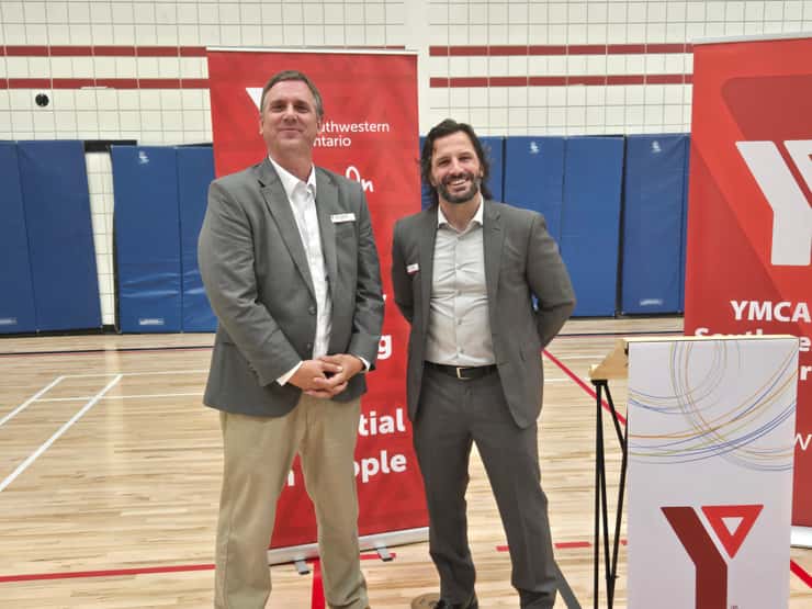 Joe Cebulski (L) and Paul Skuza (R) - July 15/26 (Sarnia News Today photo by Josh Boyce)
