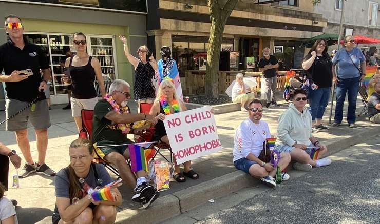 Parade goers, August 13, 2023 (Photo courtesy of Adelle Loiselle, Blackburn Media)