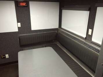 Inside the new Windsor police and fire shared mobile command centre. (Photo by Jason Viau)