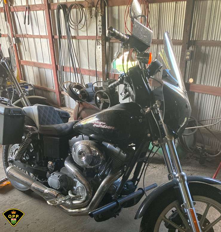 Firearm seized by the OPP Biker Enforcement Unit during a search warrant in Bothwell. (Photo courtesy of Ontario Provincial Police)
