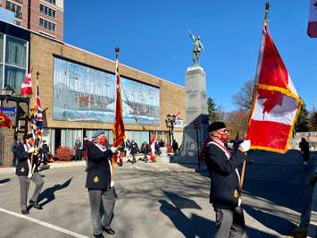  Remembrance Day 2020 in Chatham  (Photo by Allanah Wills)