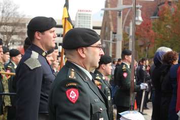 Remembrance Day ceremonies are held in Windsor on November 11, 2016. (Photo by Ricardo Veneza)