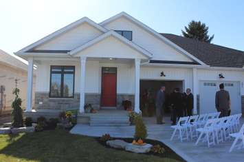 Leisure Lane model home in Dresden on October 22, 2019. (Photo by Allanah Wills)