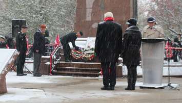 Windsor Remembrance Day ceremony, November 11, 2019. (Photo by Maureen Revait) 