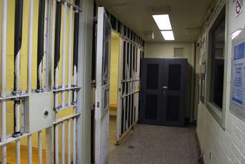 Admitting cells at the Windsor Jail. (Photo by Maureen Revait)