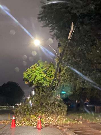September 22, 2021 Storm Damage. Submitted photo.