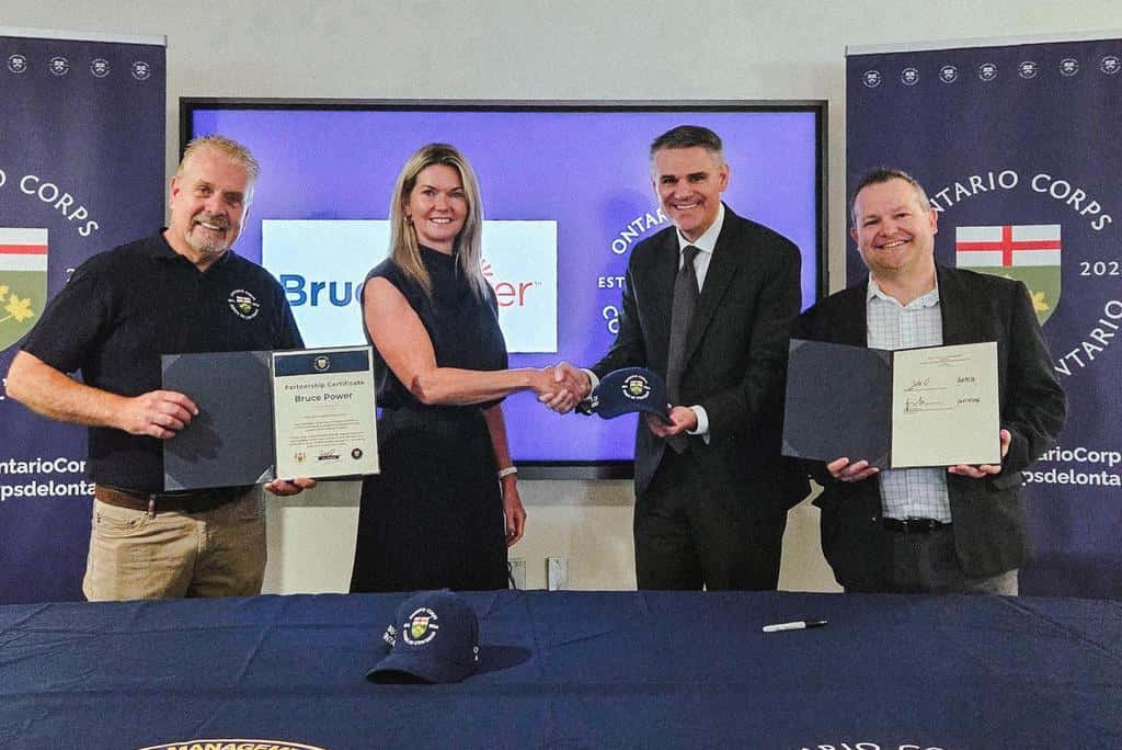 Bruce Power joins Ontario Corps