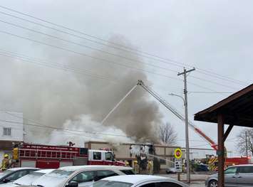 The scene of a fire on Dover Centre Line. December 29, 2021. (Photo courtesy of Chatham-Kent Fire and Emergency Services)