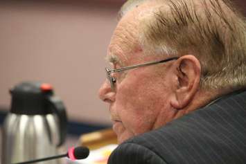 Councillor Hilary Payne is pictured as Windsor city council debates hiring an in-house auditor general on October 29, 2015. (Photo by Ricardo Veneza)