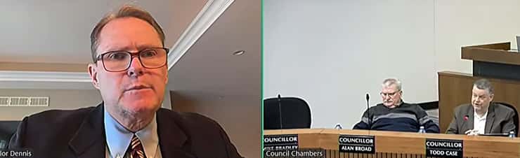 Screenshot from Lambton County Council regular meeting March 4, 2026. 