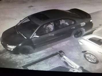 Tecumseh provincial police need the public's help to identify a suspect who allegedly stole vehicle parts from a business. (Photo courtesy of OPP)
