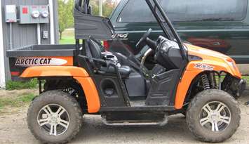 Side-by-side stolen in South Bruce Peninsula. Photo from OPP