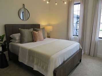 A bedroom at 3536 Grand Oak Crossing. (Photo by Miranda Chant, Blackburn News)