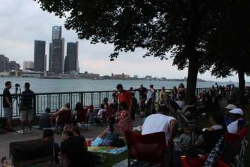 Thousands attend the 2015 Detroit Ford Fireworks Display along Windsor's waterfront on June 22, 2015. (Photo by Ricardo Veneza)