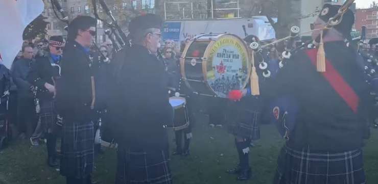 Remembrance Day in Sarnia, November 11, 2023. Photo courtesy of David Burrows. 