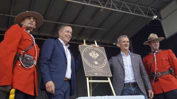 Chris Hadfield at Canada’s Walk of Fame Hometown Star Celebration. August 6, 2019. (BlackburnNews photo by Colin Gowdy)