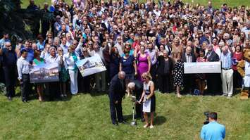 Lambton College hosts official ground breaking ceremony for new world class education facilities. June 22, 2016 (BlackburnNews.com photo by Melanie Irwin)