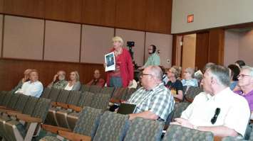 Victims Of Chemical Valley members at Sarnia City Council May 30, 2016