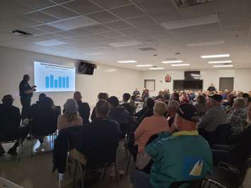 Community town hall meeting hosted by Sarnia Police Service. Blackburn Media photo by Stephanie Chaves. 