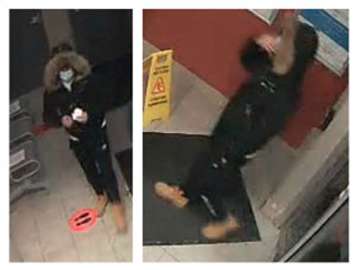 Two suspects believed to be connected to a series of debit card frauds in London. Image provided by London Police Service.