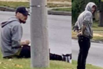 Windsor police have released security camera images of a suspect connected to a break-in on Dominion Boulevard, 10/14/25. Images provided by Windsor police.