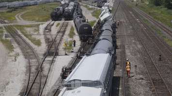 Train Derailment. July 12/18 (Photo by Melanie Irwin)