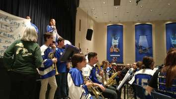 SCITS memorabilia viewing and time capsule opening. April 28, 2018. (Photo by Colin Gowdy, BlackburnNews)