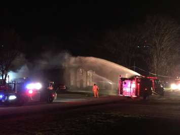 Camlachie House Fire April 19, 2017. Photo submitted by Kim Szaefer.