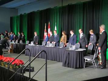 London's 2018-2022 city council at the inaugural council meeting at the London Convention Centre, December 3, 2018. (Photo by Miranda Chant, Blackburn News)