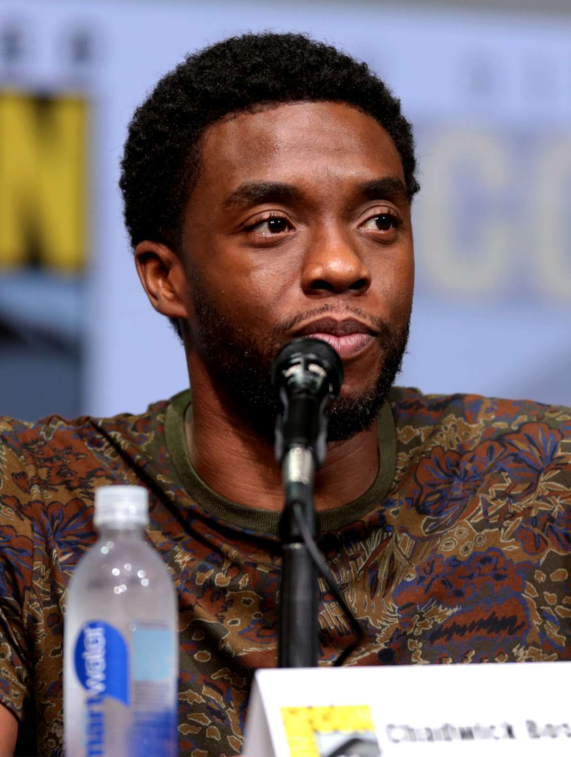 Chadwick Boseman. Photo courtesy of Gage Skidmore via Wikipedia)