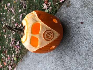 Most Original pumpkin in Petrolia's first annual pumpkin carving contest (Submitted photo)