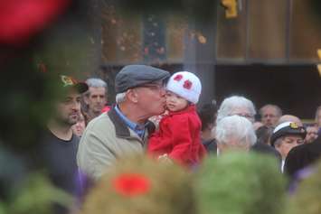 Remembrance Day service at the Windsor Cenotaph, November 11, 2022. 