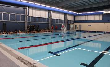 The 25m six lane pool at the WFCU Centre Community Pool, June 16, 2016. (Photo by Maureen Revait)