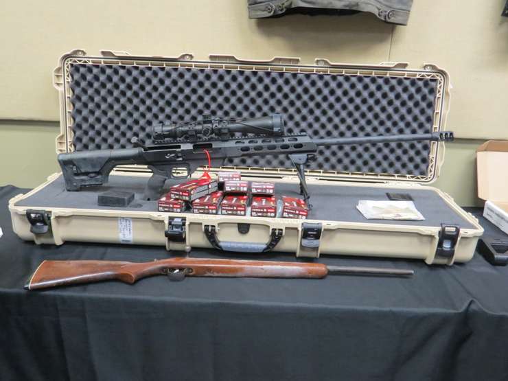 Weapons seized during Project Derailleur (photo by Tamara Thornton, Blackburn Media)