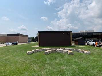 Outdoor education classroom at Central Elgin Collegiate Institute. Photo supplied by the Thames Valley District School Board. 