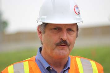 BlackburnNews.com file photo of Michael Hatchell, project director for the Herb Gray Parkway, June 25, 2015. (Photo by Jason Viau)