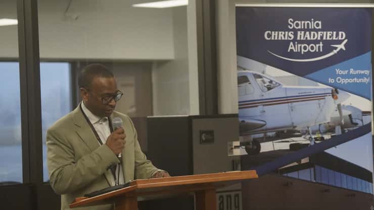 Air Canada Manager of Regional Markets and Airlines Bernard Tavernier. March 13, 2026. (Photo by Natalia Vega)