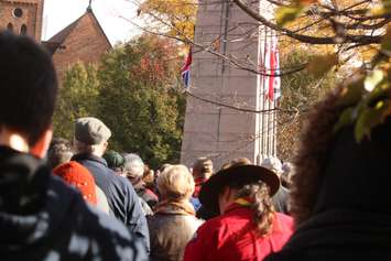 Remembrance Day ceremonies are held in Windsor on November 11, 2016. (Photo by Ricardo Veneza)